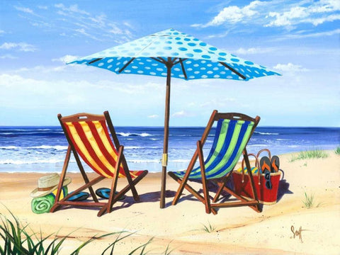 Made in the Shade White Modern Wood Framed Art Print with Double Matting by Westmoreland, Scott