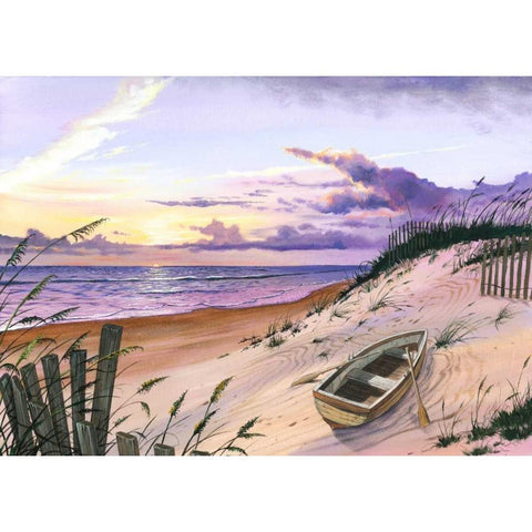Pastel Point Black Modern Wood Framed Art Print by Westmoreland, Scott