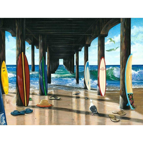 Pier Group Gold Ornate Wood Framed Art Print with Double Matting by Westmoreland, Scott