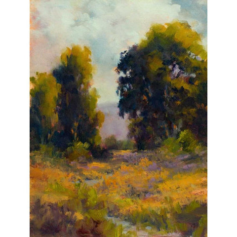 Eucalyptus Path Black Modern Wood Framed Art Print by Weil, Alice