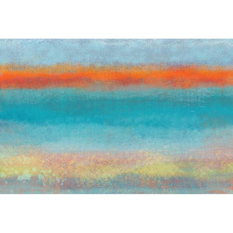 Country Sky 1 Black Modern Wood Framed Art Print by Weiss, Jan