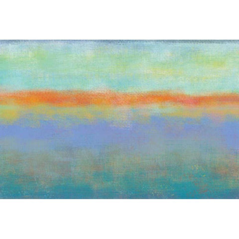 Country Sky 2 Black Modern Wood Framed Art Print with Double Matting by Weiss, Jan