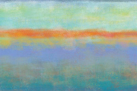 Country Sky 2 White Modern Wood Framed Art Print with Double Matting by Weiss, Jan