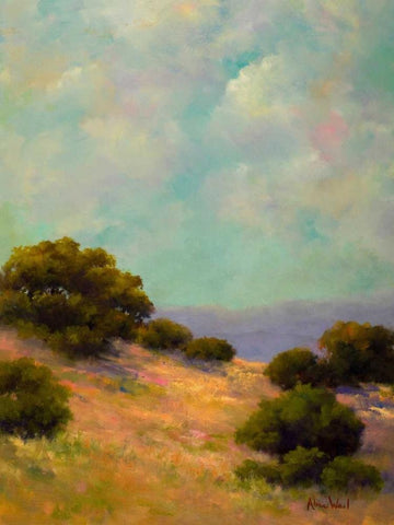 Spring Hill Black Ornate Wood Framed Art Print with Double Matting by Weil, Alice