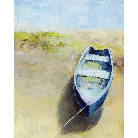 Low Tide Black Modern Wood Framed Art Print by Wakefield, Martha
