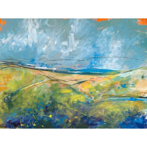 Early Springs Days Black Modern Wood Framed Art Print by Weiss, Jan