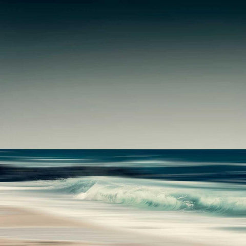 Cristal Surf Black Modern Wood Framed Art Print by Wuestenhagen, Dirk