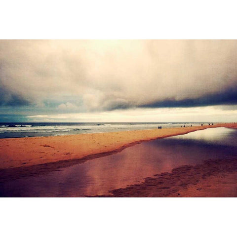 Seascape Black Modern Wood Framed Art Print by Wuestenhagen, Dirk