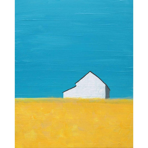 Its a Barn Black Modern Wood Framed Art Print by Weiss, Jan