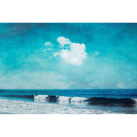 Sea Blues Gold Ornate Wood Framed Art Print with Double Matting by Wuestenhagen, Dirk