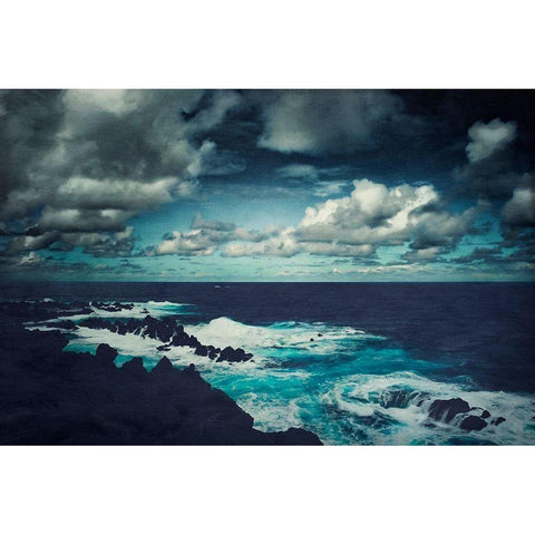 Wild Atlantic Black Modern Wood Framed Art Print with Double Matting by Wuestenhagen, Dirk
