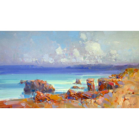 Pacific Highway Black Modern Wood Framed Art Print with Double Matting by Yeremyan, Vahe
