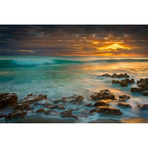 Timeless Gold Ornate Wood Framed Art Print with Double Matting by Zephyr, Patrick