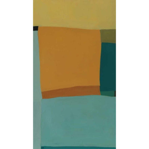 At the Beach II Black Modern Wood Framed Art Print by Zinn, Tamar