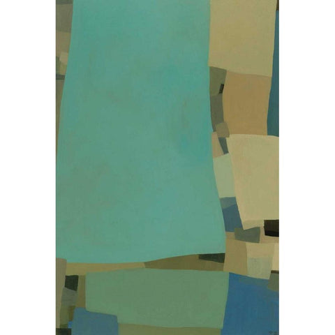 Arabesque 7 White Modern Wood Framed Art Print by Zinn, Tamar