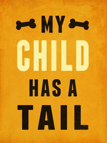 Paw Kids II White Modern Wood Framed Art Print with Double Matting by SD Graphics Studio