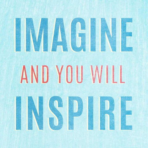 Imagine Believe Dream III Black Ornate Wood Framed Art Print with Double Matting by SD Graphics Studio