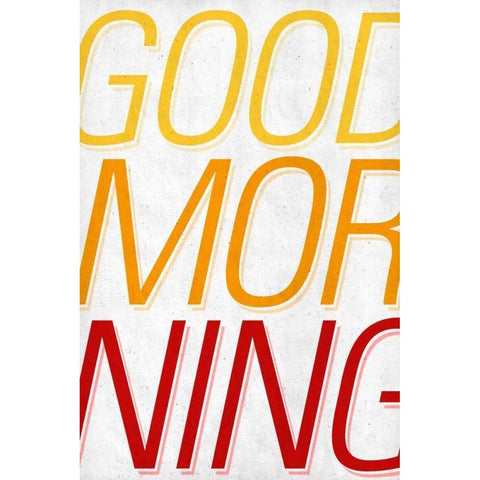 Good Day I Gold Ornate Wood Framed Art Print with Double Matting by SD Graphics Studio