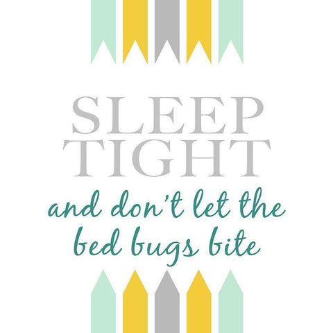 Woodsy Whimsy Sleep I White Modern Wood Framed Art Print by SD Graphics Studio