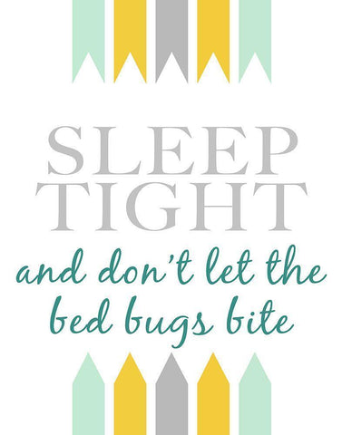 Woodsy Whimsy Sleep I White Modern Wood Framed Art Print with Double Matting by SD Graphics Studio