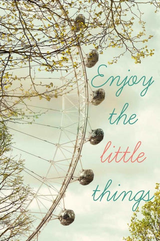 Retro Ferris With Type II Black Ornate Wood Framed Art Print with Double Matting by Peck, Gail