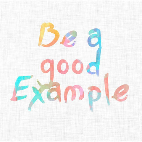 Colorful Linen Watercolors I Gold Ornate Wood Framed Art Print with Double Matting by SD Graphics Studio