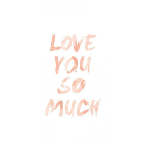 Love I White Modern Wood Framed Art Print by SD Graphics Studio