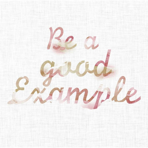 Linen Watercolors I Black Modern Wood Framed Art Print by SD Graphics Studio