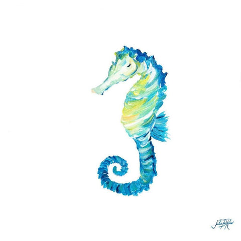 Sea Creatures IV Black Modern Wood Framed Art Print by DeRice, Julie