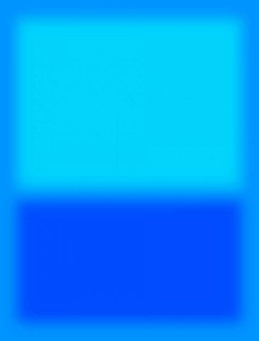 Blue and Aqua Black Ornate Wood Framed Art Print with Double Matting by Lake, Shelley