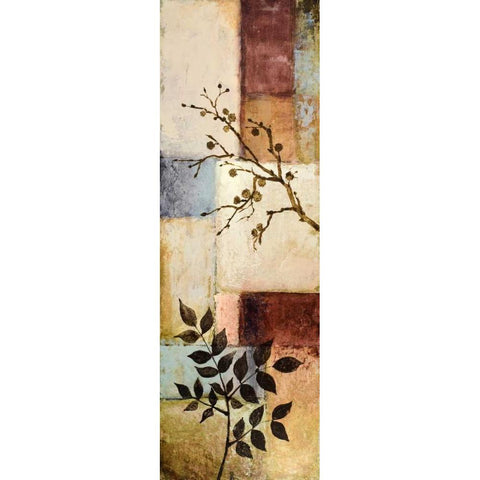 Through the Seasons III White Modern Wood Framed Art Print by Marcon, Michael