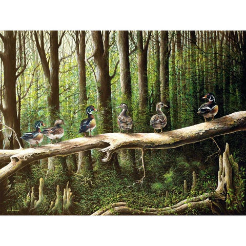 Pairing Up Black Modern Wood Framed Art Print with Double Matting by Nawrocke, Bruce