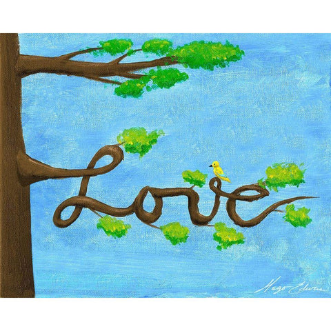 Inspiration Tree II Black Modern Wood Framed Art Print by Edwins, Hugo