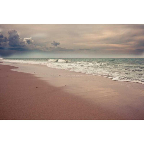 Ocean Afternoon I Black Modern Wood Framed Art Print with Double Matting by Bryant, Susan
