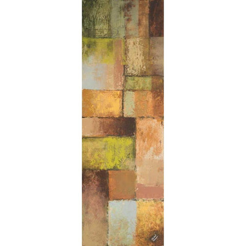 Autumn Mixtures I Gold Ornate Wood Framed Art Print with Double Matting by Marcon, Michael