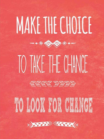 Make the Choice Black Ornate Wood Framed Art Print with Double Matting by SD Graphics Studio