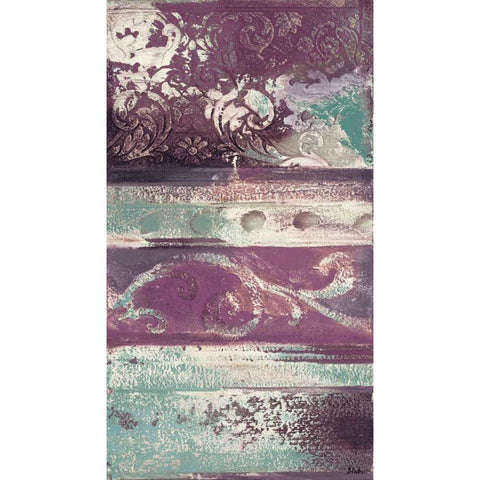 Radiant Sophistication I Gold Ornate Wood Framed Art Print with Double Matting by Pinto, Patricia