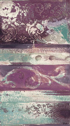 Radiant Sophistication I Black Ornate Wood Framed Art Print with Double Matting by Pinto, Patricia