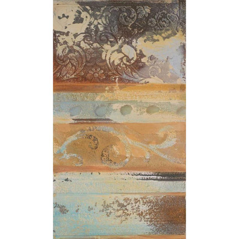 Antique Sophistication I Black Modern Wood Framed Art Print with Double Matting by Pinto, Patricia