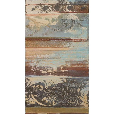 Antique Sophistication II Black Modern Wood Framed Art Print with Double Matting by Pinto, Patricia