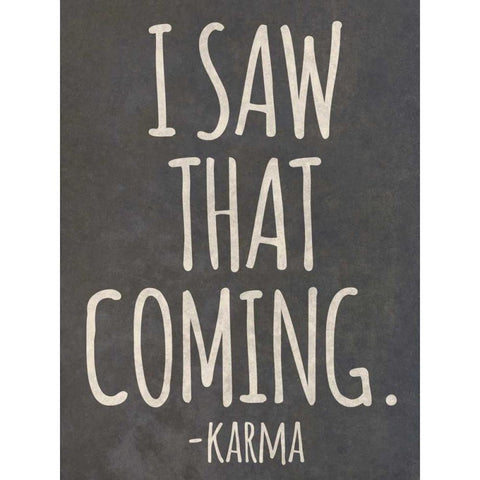 Karma II Black Modern Wood Framed Art Print with Double Matting by SD Graphics Studio
