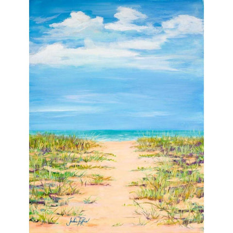 Path to Relaxation Black Modern Wood Framed Art Print by DeRice, Julie