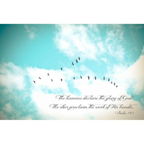 His Hands White Modern Wood Framed Art Print by Poynter, Kelly