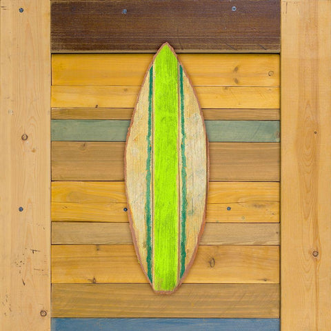 Havana Surfboard II Black Ornate Wood Framed Art Print with Double Matting by Medley, Elizabeth