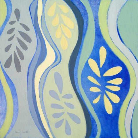 New Beginnings I White Modern Wood Framed Art Print by Loreth, Lanie