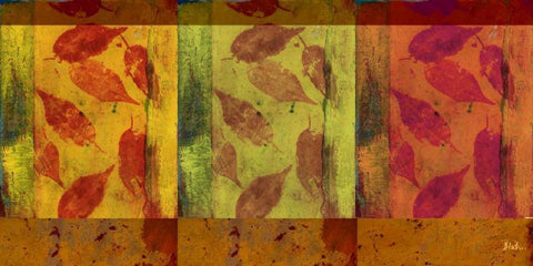 Organic Feast I White Modern Wood Framed Art Print with Double Matting by Pinto, Patricia