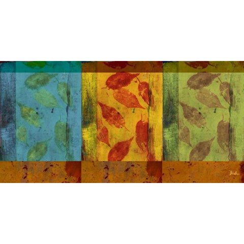 Organic Feast II Black Modern Wood Framed Art Print with Double Matting by Pinto, Patricia