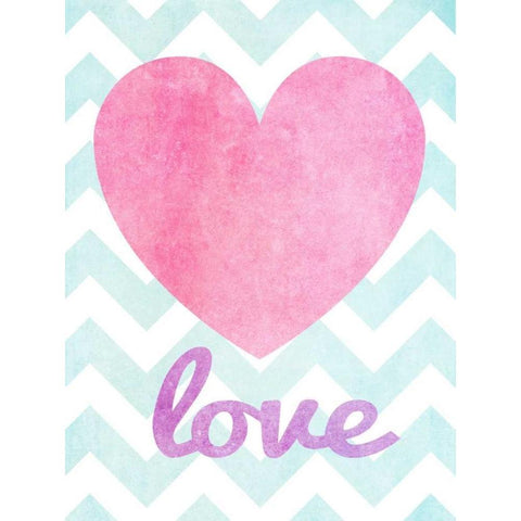 Stars and Hearts III Black Modern Wood Framed Art Print by SD Graphics Studio