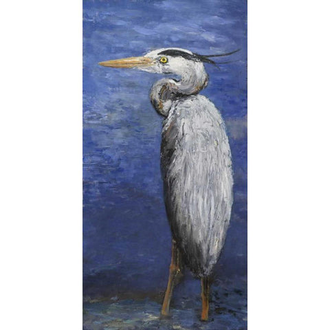 Into the Pond I White Modern Wood Framed Art Print by Johnson, Walt