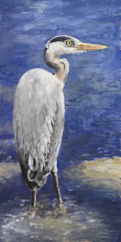 Into the Pond II Black Ornate Wood Framed Art Print with Double Matting by Johnson, Walt